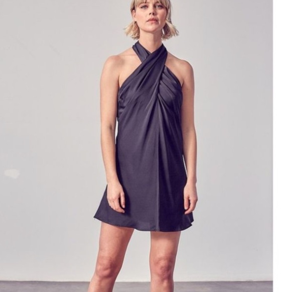 Black cocktail dress